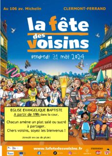 Repas fête des voisins @ Eglise Evangélique Baptiste